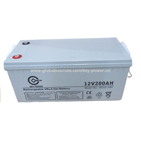 Achetez en gros Agm Batterie Solaire Cycle Profond Gel Batterie Vrla  Batterie 12v 200ah Chine et Batterie Solaire à 145 USD