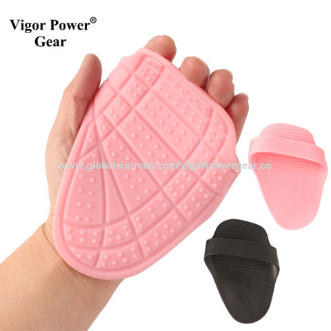 Fitness Weight Lifting Glove Weightlifting Rubber Grip Pad Gym Workout  Lifting Grips Powerlifting Palm Protection