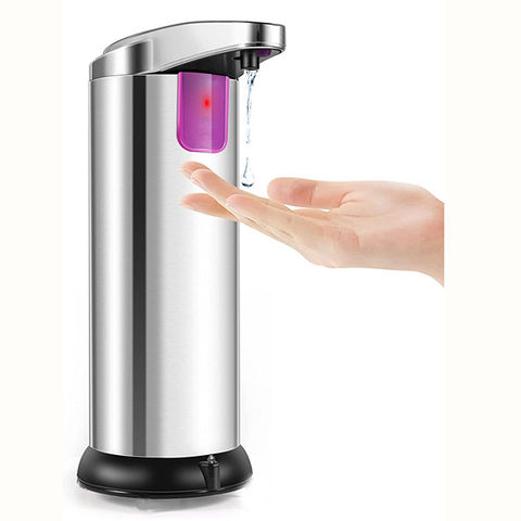 JXY Portable Automatic Soap Dispenser with Transparent Window 400ml Wall-mounted Sensor Soap Dispenser Contactless Hand Sanitizer Shampoo Container for Toilet & Bathroom & Hotel & Kitchen 