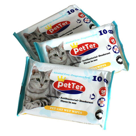 Wet wipes for on sale cats