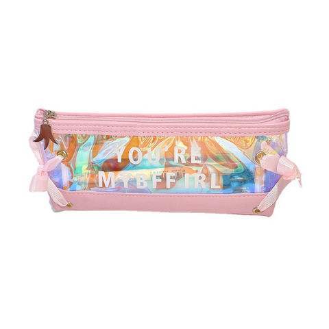 Boys Girls Waterproof Eco-Friendly Clear PVC Pencil Pouch Zipper Small  Cosmetic Bag - China PVC Bag, Pencil Cases