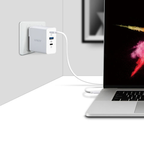 شاحن جدار جدار USB C مع PD GaN بقدرة 100 واط Power Delivery ، 2 منفذ USB C و 1 منفذ USB A ، شاحن جدار سريع for sale at factory direct price