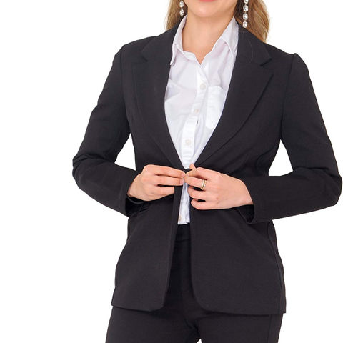 Compre Traje De Mujer Traje De Negocios Blazer Pantalón Conjunto Para El  Trabajo y Traje De Mujer de China por 14.59 USD