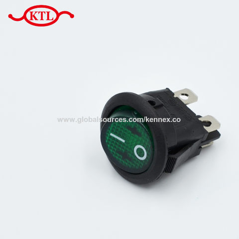 Rocker Switch With Light, On-off Powe Rocker Switches Mini 2p Rocker ...