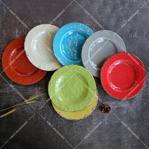 Cheap Rusted Design Melamine Plates For Restaurant Use Explore