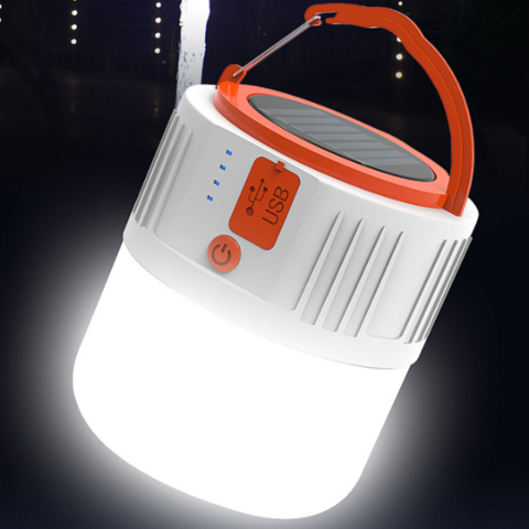 Linterna Solar para Camping, Senderismo y Luz de Emergencia, con 5 Modos de Iluminación y Carga USB for sale at factory direct price