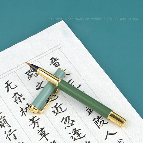 Set de Plumas para Lettering a Mano, Set de Plumas para Caligrafía, Set de Marcadores de Pincel, Punta Suave y Dura, Tinta Recargable for sale at factory direct price