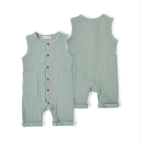 Buy Wholesale China Factory Muslin Baby Romper Baby Clothes Custom