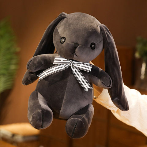 Buy Wholesale China Kawaii Black Bunny Plush Toys Stuffed Animal Soft Long  Eared Bunny Rabbit Plush Toy For Kids Gift & Black Bunny Plush Toys at USD  3 | Global Sources