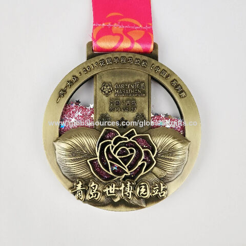 Running Badge Medal Decoration Medallion Marathon Match Promotion