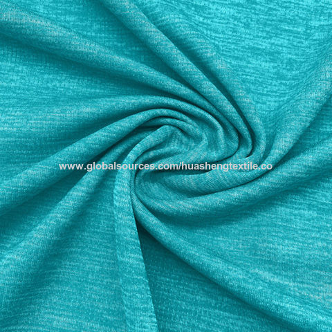 China 100% Polyester interlock double knit fabric for sportswear