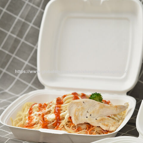 Buy Wholesale China Biodegradable Take Away Bagasse Food Containers9*8 ...