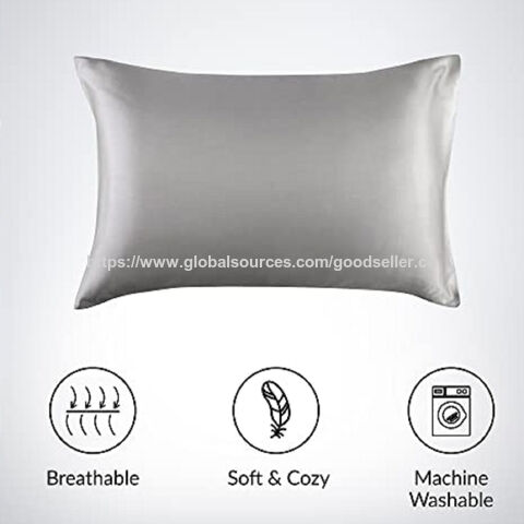 Funda de almohada de lujo de alta calidad 100% seda de morera, funda de almohada cómoda y colorida para dormitorio, ventas directas de fábrica