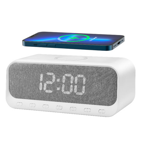 Buy Wholesale China 15w Fast Charger Clock Radio Music Player Soundbox ...