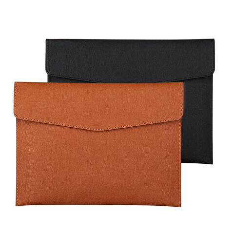 Chemise de classement extensible, format lettre A4, en cuir, avec fermeture éclair, sac de rangement, sac d'information de grande capacité for sale at factory direct price