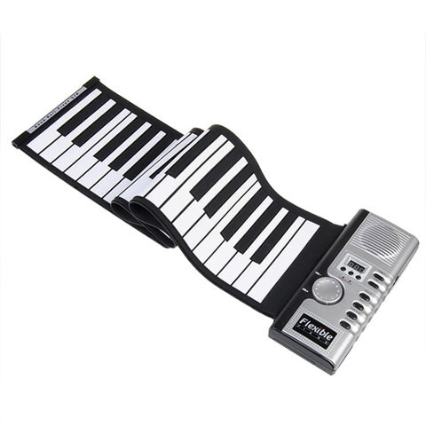 Buy Wholesale China Roll Up Keyboard Piano Foldable 61 Keys Flexible ...