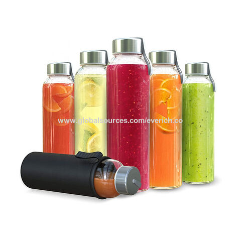 20oz Eco-Friendly Borosilicate Glass Water Bottle with Bamboo Lid - China  Glass Bottle and Water Bottle price