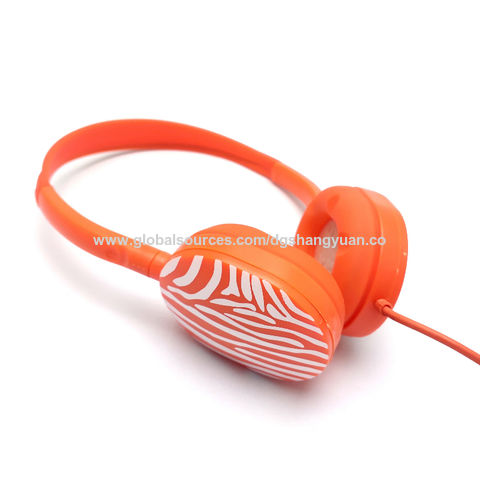Logo Overhead Sports Wired Headphones 