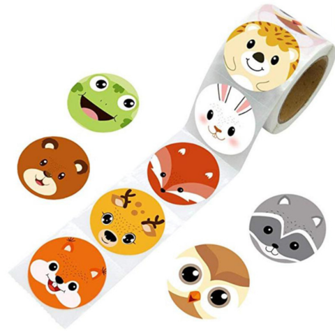 Bulk Buy China Wholesale Roll Stickers,animal Stickers Perforated Roll ...