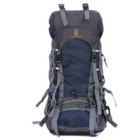 Sac à dos de randonnée de grande capacité 60L pour urgence, voyage, randonnée, camping avec tissus imperméables for sale at factory direct price