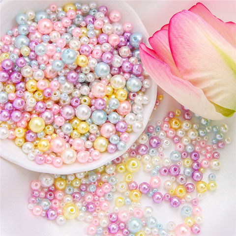 Buy Wholesale China Mix 3/4/5/6/8 Mm Imitation Pearl Beads 10 G /bag ...