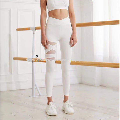 New Design Nylon Spandex Leggings Cheap Wholesale Sexy Mesh Yoga Leggings  for Women - China Yoga Pants and Fitness Pants price