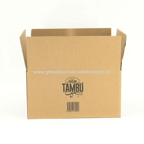 Buy Wholesale China Kraft Brown Corrugated Box Wholesale Custom Printed ...