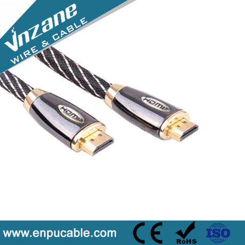 Cable HDMI - HDMI, 10m, 1.4 ver., Nylon, gold plated 