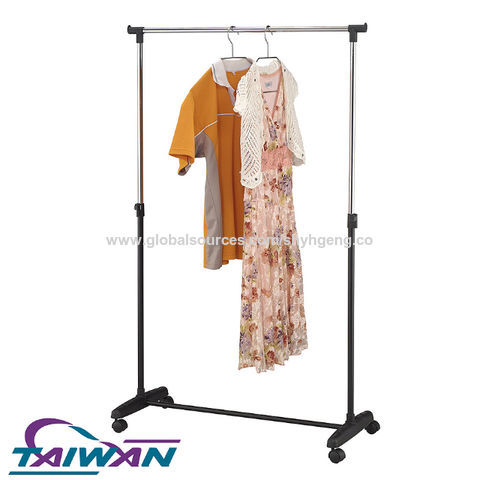 Commercial Clothing Floor-Standing Hanger High Capacity Curved Clothes Bar Storage Rack 160cm main image 1