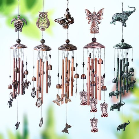 10 cascabeles grandes de Metal de hierro para manualidades, suministros  para manualidades DIY, campanillas de viento para decoración del jardín del  hogar -  España