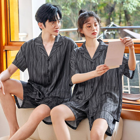 Source 2023 NEW ARRIVALS women's luxury sleepwear VS silk satin pajamas for  women summer ice silk night wear for women on m.