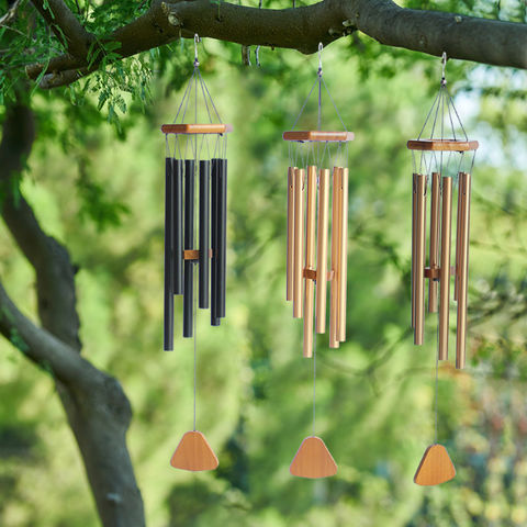 Buy Wholesale China Customized Logo 28 Inch Metal 6 Pipe Wind Chimes ...