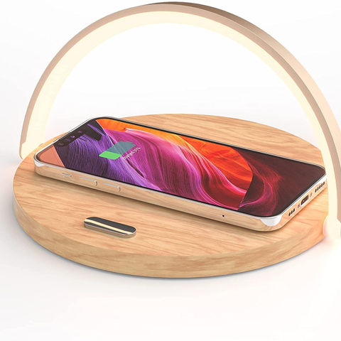 Soporte de cargador MagSafe para iPhone 12 Soporte de madera dura