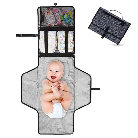 Matelas à langer pour bébé, portable, imperméable, compact avec oreiller intégré - Léger pour voyage for sale at factory direct price