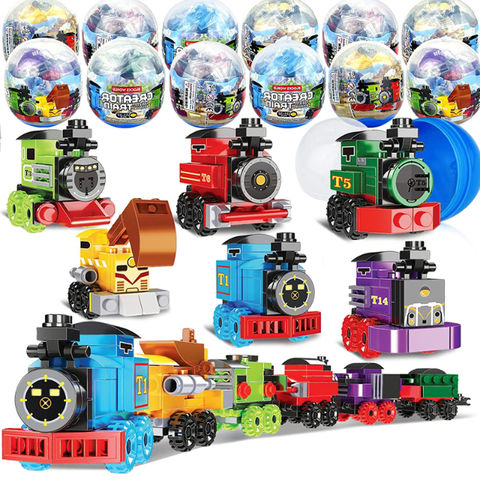 Buy Wholesale China Mini Block Stem Easter Egg Train Toys Easter Basket ...