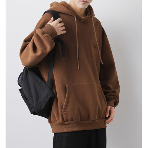 Compre Sudaderas Con Capucha De Los Hombres Marrones Del Invierno