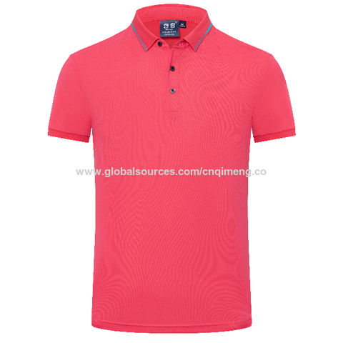 Bulk Buy China Wholesale T-shirt Neutral Summer Solid Color Lapel