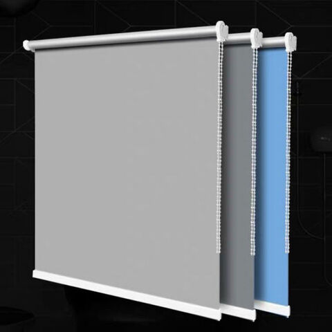 100% Blackout Roller Shade Window Blind with Thermal Insulated UV Protection Fabric for sale at factory direct price