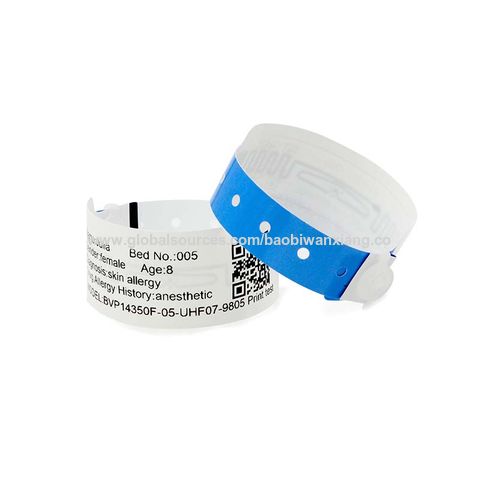 Patient on sale id wristbands