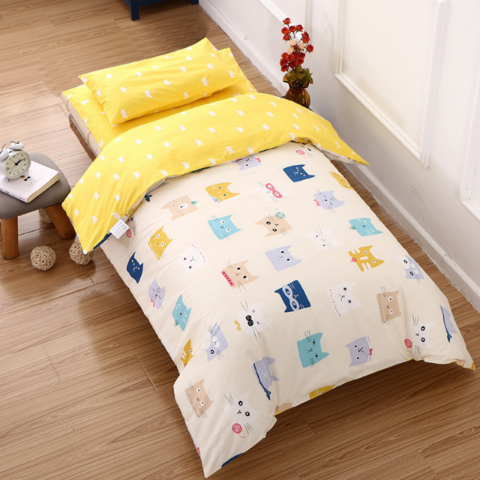 Comforter Set ,Comforter Set Toddlers Cartoon Bedding Sets Cotton Comforter Set of 3 Pieces