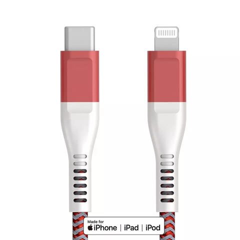 Carregador Rápido Cabo USB-C para Lightning para iPhone e iPad - Carregamento Rápido PD