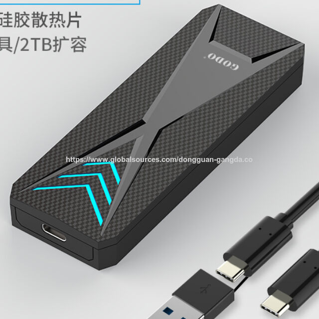 Caixa leitora de unidade de estado sólido, caixa de cartão de memória, gabinete externo M.2, caixa leitora SSD SATA NGFF