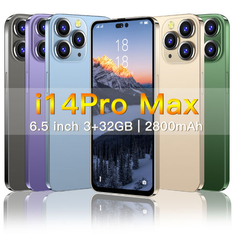 New i14 Pro Max Android 4G+128GB 6.8 SmartPhone Dual SIM Unlocked Cheap  Phone