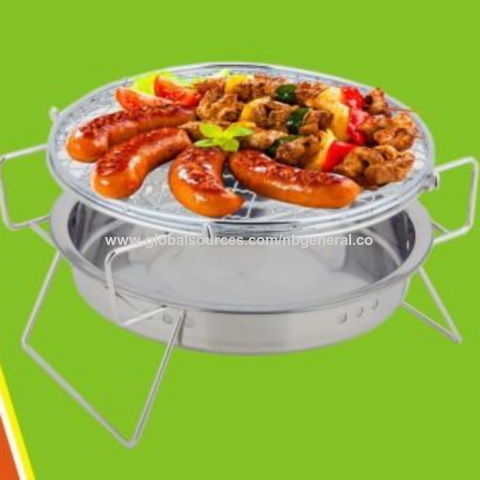 Compre Parrilla Coreana Para Picnic Familiar Al Aire Libre, Parrilla  Plegable De Acero Inoxidable Con Malla De Carbón Y Barbacoa Portátil y Parrillas  Para Barbacoa de China por 10.83 USD