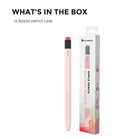 AHASTYLE Duoton Coque de Protection en Silicone pour Apple Pencil 1st 
