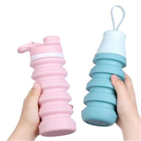 Buy Wholesale China Foldable Silicone Sports Drink Water Bottle Custom ...