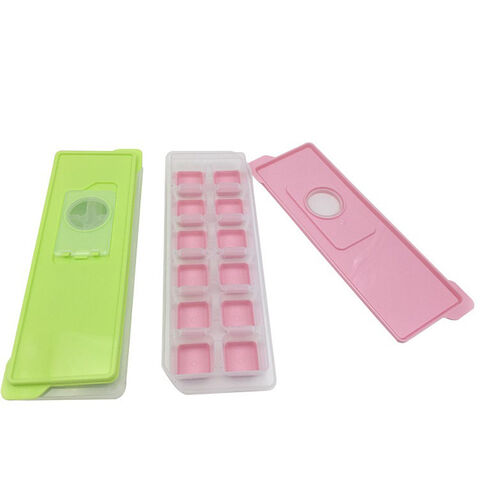 Flexible 12er Eiswürfelformen aus Kunststoff mit Easy-Release und auslaufsicherem, abnehmbarem Deckel, BPA-frei - Ideal für den gewerblichen Gebrauch for sale at factory direct price