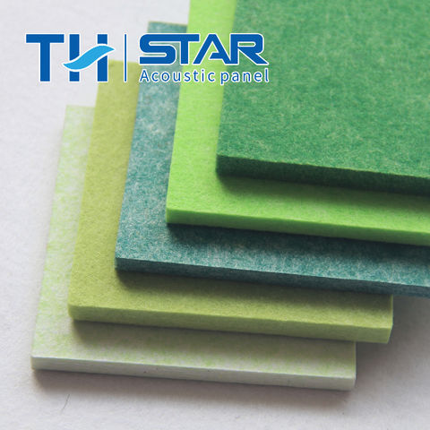 9mm 12mm Pet Felt Acoustic Panels Flame Retardant Acoustic Panels Black ...