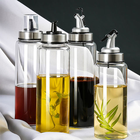 300-500ml Oil Bottle Olive Dispenser for Kitchen Gadget Glass with