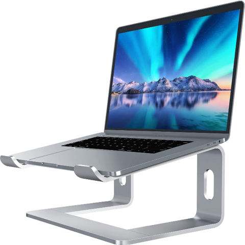 Support Ordinateur Portable, Ergonomique Universel Porte-Laptop en Bambou,  Support PC Portable, Laptop Stand, pour Macbook